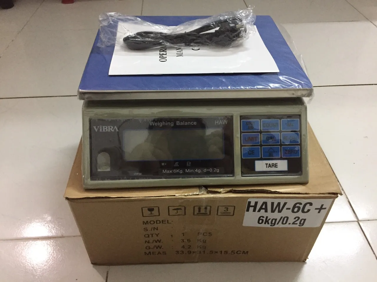 Cân điện tử Haw Shinko 15kg